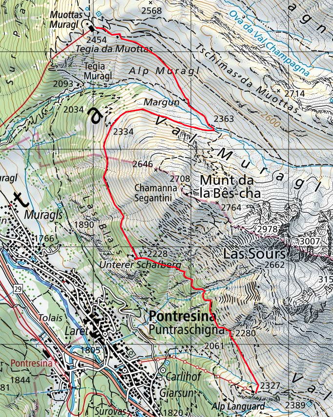Panoramaweg: Für die rund sieben Kilometer lange Strecke benötigt man zwei Stunden.