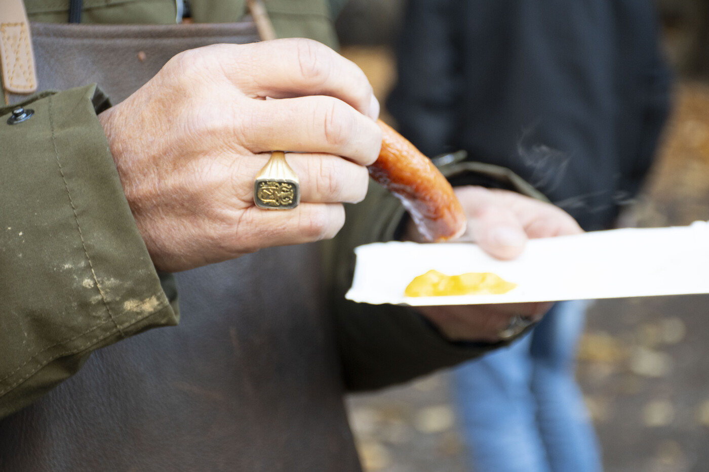 Auch der Grillmeister muss versorgt sein.