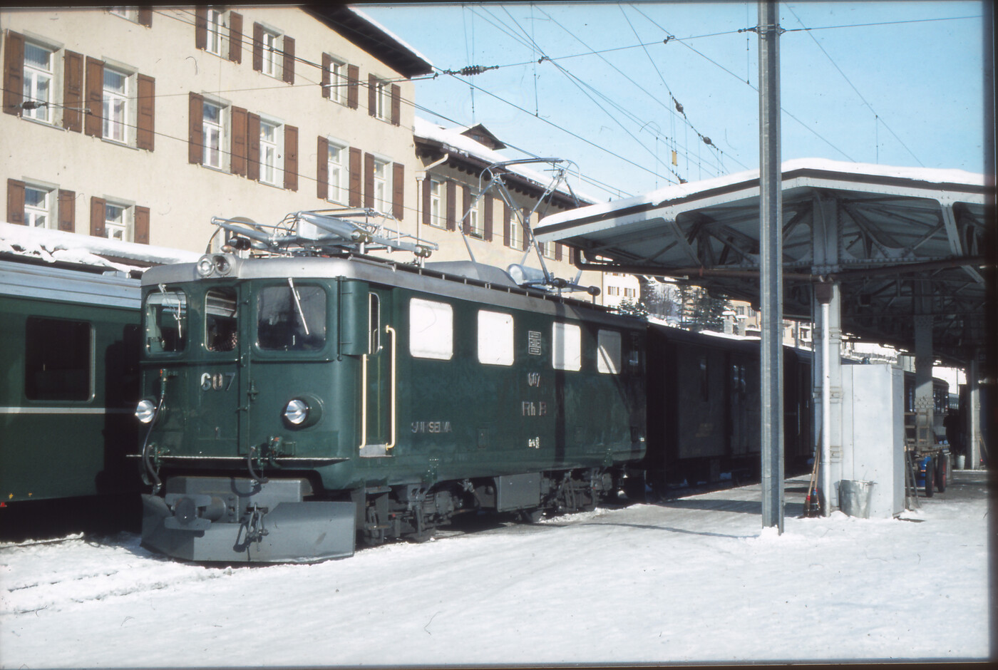 So sah die «BoBo I» – die Lok, die dieses Jahr den Nostalgiezug in Davos zieht – einst aus. Die Stiftung möchte ein Exemplar wieder so zurückbauen. 