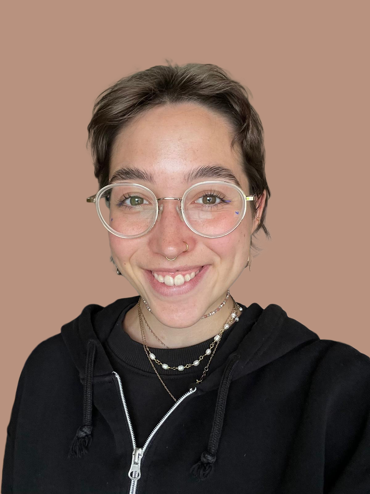 Immer am Lächeln: Valeria Mock.