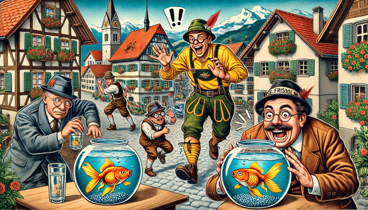 Die Deutschen sind hinter unseren Goldfischen her. Absurd? Nicht im US-Glarnerland. 
