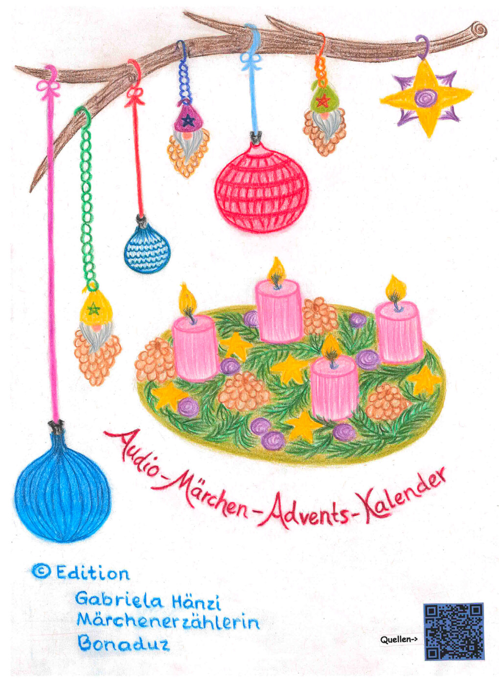So sieht der diesjährige Umschlag des Märchen-Adventskalenders aus.