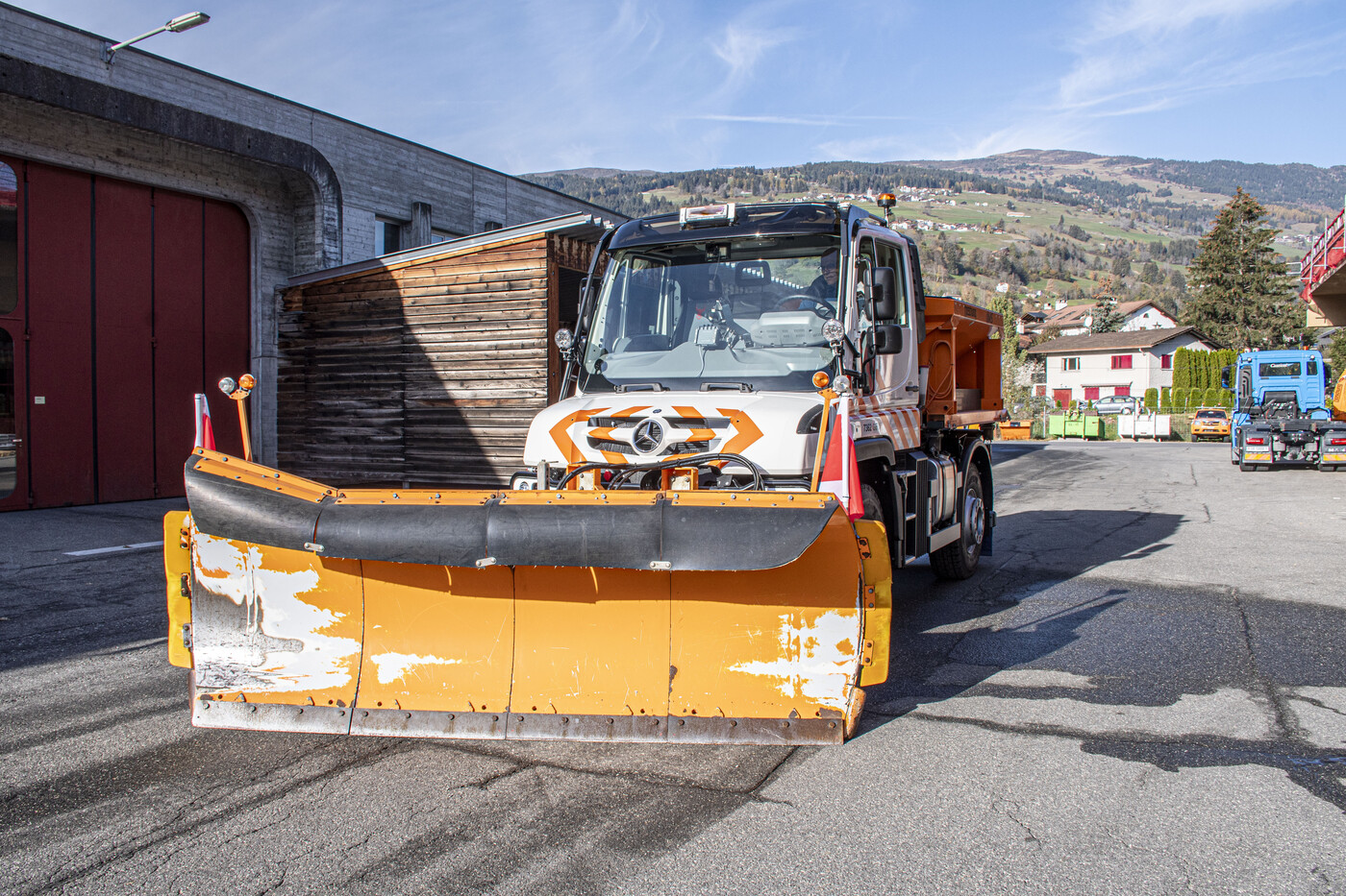 Modern: Dieser Unimog ist das neuste Fahrzeug beim TBA in Thusis.