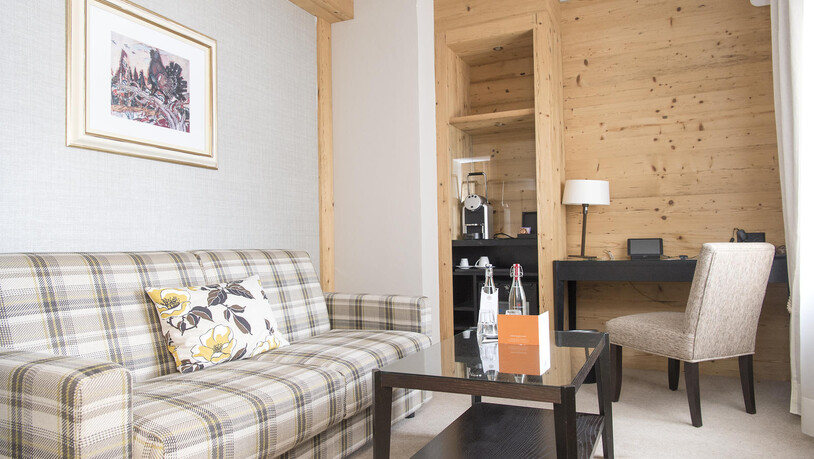 Hotel Morosani Schweizerhof Hotelzimmer Zimmer übernachten Davos