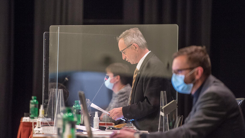 Standespräsident Martin Wieland eröffnet die Februarsession.