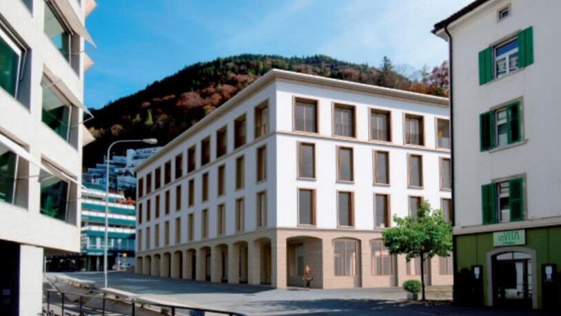 So soll der Neubau dereinst aussehen und hier soll auch das Stadtarchiv untergebracht werden.