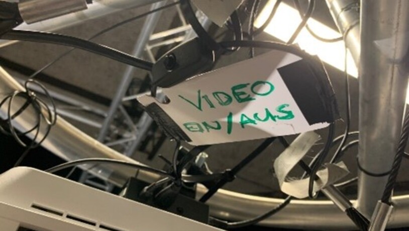 Aufwendig: Für das 3-D-Gesprächserlebnis scheuten die Verantwortlichen keinen technischen Aufwand.