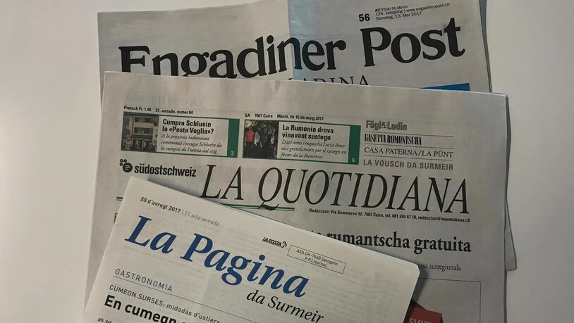 Die Zeitungslandschaft der Rätoromanen könnte sich verändern.