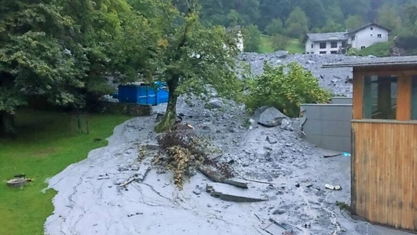 Die Schäden an den Gebäuden im Bergell sind teils massiv. 