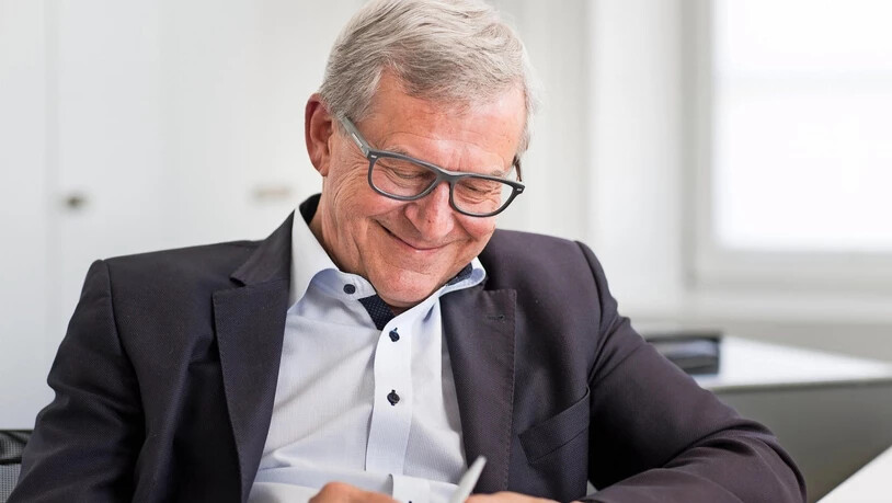 Röbi Marti wirkt entspannt. 