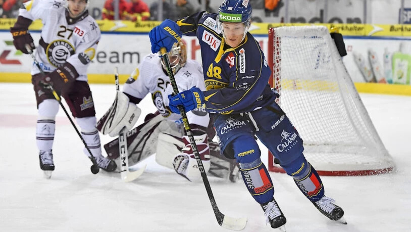 Mit 19 Jahren schon auf hohem Niveau: Hat Benjamin Baumgartner den Puck, wird es für den Gegner gefährlich. Mit 19 Jahren schon auf hohem Niveau: Hat Benjamin Baumgartner den Puck, wird es für den Gegner gefährlich.