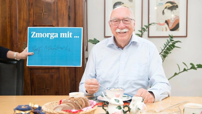 Pendelt zwischen zwei Welten: «Im Februar reisen wir wieder zurück nach Haiti», sagt Rolf Maibach beim «Zmorga».