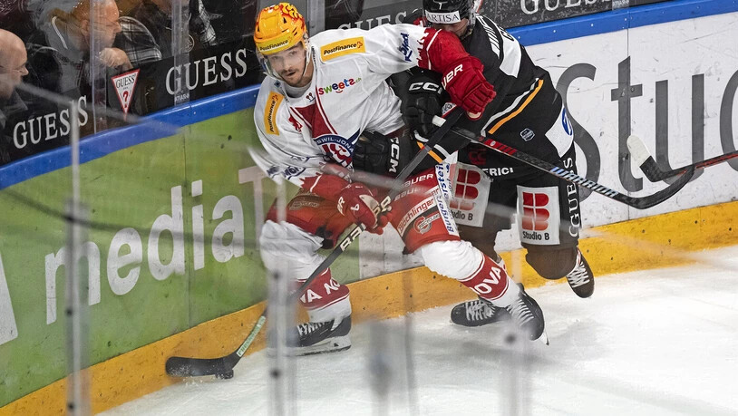 Den Kampf gewonnen: Die Lakers mit Topskorer David Aebischer behalten gegen Lugano die Oberhand. 