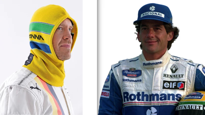 Zu Ehren des Verstorbenen: Sebastian Vettel (links) hat zusammen mit Neumühle-Gründer Andreas Fehr nachhaltige Kleidungsstücke zum 30. Todestag von Ayrton Senna (rechts) entwickelt. Zu Ehren des Verstorbenen: Sebastian Vettel (links) hat zusammen mit Neumühle-Gründer Andreas Fehr nachhaltige Kleidungsstücke zum 30. Todestag von Ayrton Senna (rechts) entwickelt.