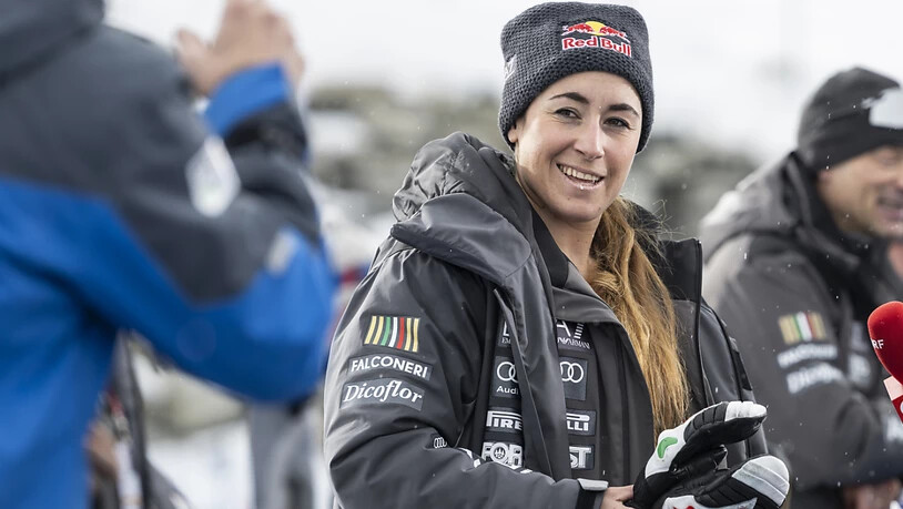 Sofia Goggia will nach ihrem Schienbeinbruch im Dezember wieder Rennen fahren