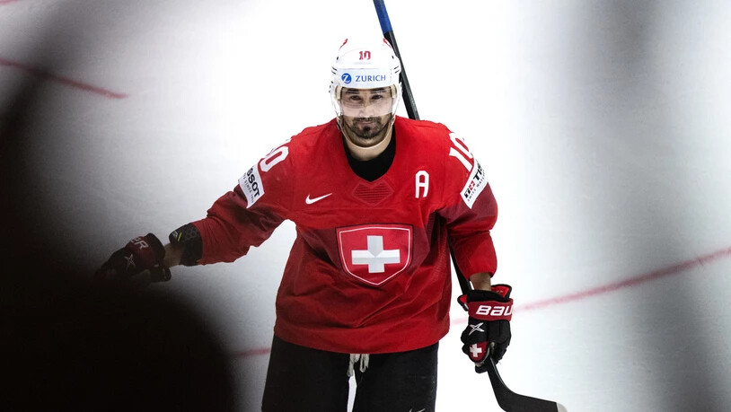 Abgeklärter Jubel: Auch als damals 38-Jähriger (heute 39) sorgt Andres Ambühl an Weltmeisterschaften noch für Glanzpunkte. Im vergangenen Jahr an der WM in Finnland ist er für den 3:2-Führungstreffer gegen Frankreich besorgt.