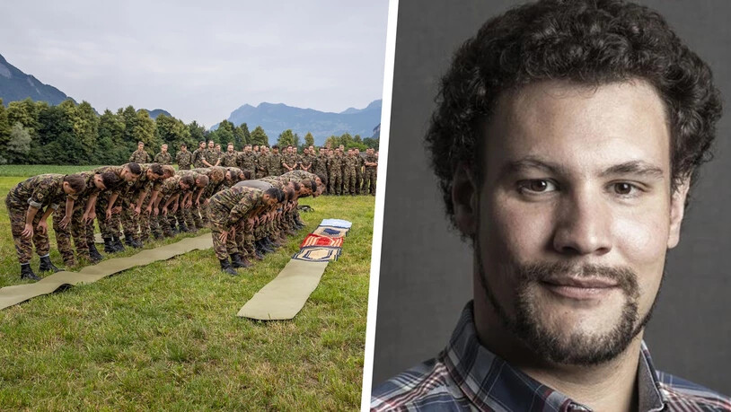 Emotional diskutiert: Sebastian Dürst hat seine Bachelorarbeit über Muslime in der Schweizer Armee geschrieben. Seiner Meinung nach sollte man das Bild nicht überbewerten. Emotional diskutiert: Sebastian Dürst hat seine Bachelorarbeit über Muslime in der Schweizer Armee geschrieben. Seiner Meinung nach sollte man das Bild nicht überbewerten.