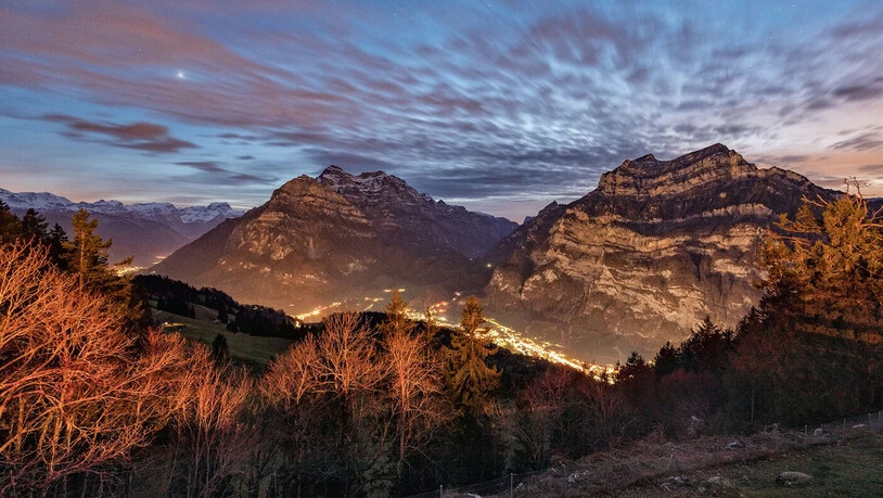 Nach einer schönen Wanderung vom Tal hoch ins Naturfreundehaus konnte Giardina diese wunderbare Aussicht geniessen.