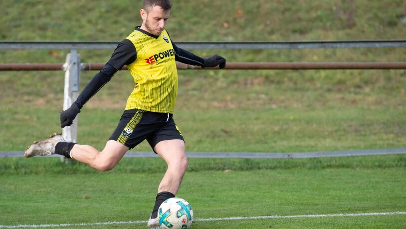 Leistungsträger: Mattia Merlo ist einer der verbliebenen erfahrenen Spielern bei Valposchiavo Calcio.
Leistungsträger: Mattia Merlo ist einer der verbliebenen erfahrenen Spielern bei Valposchiavo Calcio.