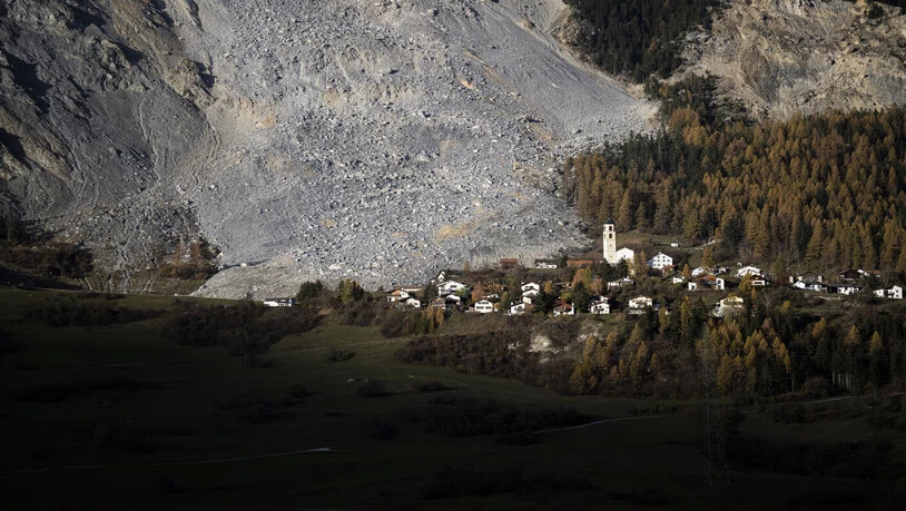 Das Dorf rutscht langsamer: Insgesamt hat der «Igl Rutsch» in den letzten Tagen aber nur wenig von seinem Tempo eingebüsst.