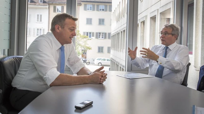 Nationalrat Martin Landolt und Ständerat Thomas Hefti bekommen bei den Wahlen Konkurrenz.