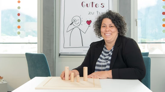 Das Gute sehen: Nadja Estermann ist Elterncoach bei Mediaziuns in Landquart und gibt Tipps, wie man den Fokus auf das Positive lenkt. Das Gute sehen: Nadja Estermann ist Elterncoach bei Mediaziuns in Landquart und gibt Tipps, wie man den Fokus auf das Positive lenkt.