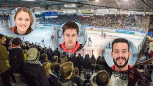 Vanessa Bolinger, Roman Bearth und Leon Sarkis (von links) sollen im Churer Tor einer stabilen Defensive vorstehen.