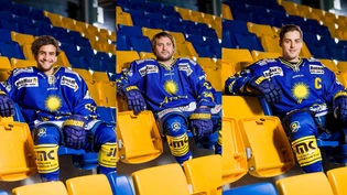 Nando Jeyabalan, Nidal Agha und Captain Reto Amstutz bleiben in Arosa.