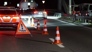 Autobahn A3 in Richtung Zürich: 166 Autos wurden bei einer nächtlichen Verkehrskontrolle kontrolliert.