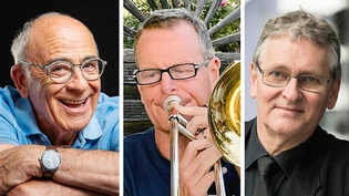 In verschiedenen Rollen: Peter Fischli (von links), Thomas Ackermann und Markus Kühnis sind alle in Näfels aufgewachsen und treten nun am 12. Dezember an der «Volkstümlichen Wiehnacht» im Kultur- und Kongresszentrum Luzern auf.