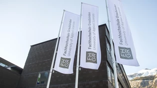 Die Fachhochschule Graubünden FHGR mit dem Hauptsitz in Chur. Fachhochschule Graubünden FHGR Chur