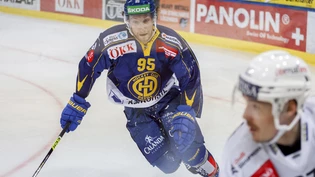 Jesse Zgraggen bestreitet sein zweites Spiel für Davos ausgerechnet gegen seinen EX-Verein. SCHWEIZ EISHOCKEY DAVOS LUGANO