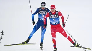 Dario Cologna läuft als bester Schweizer in Toblach auf Rang 17. SCHWEIZ LANGLAUF TOUR DE SKI
