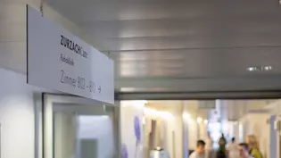 Bald ist auf den Gängen niemand mehr zu sehen: Die Rehaklinik im achten Stock des Kantonsspitals in Glarus, schliesst ihre Station.