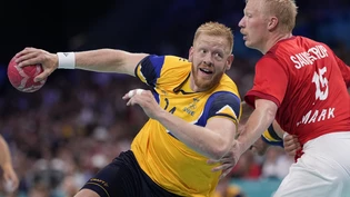 Letzter Halt Dänemark: Für den Schwedischen Handballer Jim Gottfridsson (links) enden die Olympischen Sommerspiele im Viertelfinal.