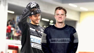 Neues Goalieduo: Mit Sandro Breu (links) und Mario Bardill geht Alligator Malans in die kommende Saison. Neues Goalieduo: Mit Sandro Breu (links) und Mario Bardill geht Alligator Malans in die kommende Saison.