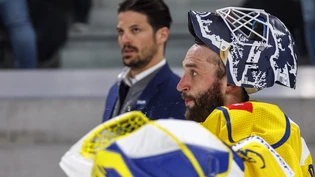 Tadellos: Sandro Aeschlimann zeigte in den Play-offs, weshalb er zu den besten Schweizer Goalies gehört. Tadellos: Sandro Aeschlimann zeigte in den Play-offs, weshalb er zu den besten Schweizer Goalies gehört.