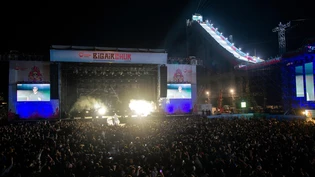 Musik und Sport auf Weltspitzeniveau: Das Big Air – im Bild die Band K.I.Z. im vergangenen Jahr – geht Ende Oktober in die dritte Runde. 