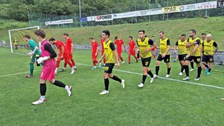 Angekommen: Die Spieler von Valposchiavo – hier vor ihrem ersten Saisonspiel zu Hause gegen Vaduz II – überzeugen nach dem Aufstieg auch in der zweiten Liga. Angekommen: Die Spieler von Valposchiavo – hier vor ihrem ersten Saisonspiel zu Hause gegen Vaduz II – überzeugen nach dem Aufstieg auch in der zweiten Liga.