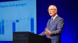 Ist zufrieden: Daniel Fust kann gute GKB-Geschäftszahlen präsentieren und schaut ähnlich optimistisch in die Zukunft.