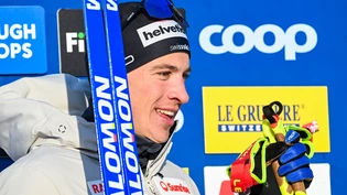 Saisonziel erreicht: Valerio Grond freut sich im März in Lathi über seinen dritten Rang im Sprint in der freien Technik. Saisonziel erreicht: Valerio Grond freut sich im März in Lathi über seinen dritten Rang im Sprint in der freien Technik.