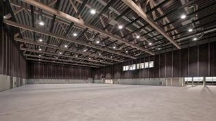 Soll 2026 bereit sein: So sieht die neue Stadthalle auf der Oberen Au von innen aus. Soll 2026 bereit sein: So sieht die neue Stadthalle auf der Oberen Au von innen aus.