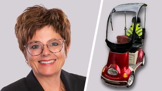 Wer hat dieses Seniorenmobil gestohlen? Die Glarner Kantonspolizei mit Mediensprecherin Cornelia Bossart sucht Zeugen, die am vergangenen Wochenende dieses Gefährt beobachtet haben. Wer hat dieses Seniorenmobil gestohlen? Die Glarner Kantonspolizei mit Mediensprecherin Cornelia Bossart sucht Zeugen, die am vergangenen Wochenende dieses Gefährt beobachtet haben.