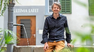 Mag historische Bauten: Der Hegisplatz im Herzen von Chur ist für den Architekturfan und Grünliberalen-Politiker Johannes Meyer ein Lieblingsplatz.
