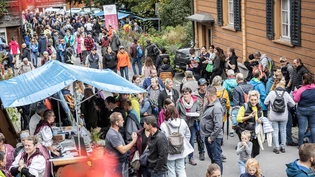 Alpchäs- und Schabzigermärt in Elm vor zwei Jahren: Wie viele Martis und Webers wohl unterwegs sind?