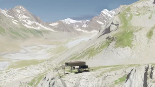 Mit Blick auf den oberen Segnesboden: Die geplante Besucherplattform soll im Gebiet der neuen Flemxpress-Bergstation Ils Cugns (Bild) realisiert werden. Mit Blick auf den oberen Segnesboden: Die geplante Besucherplattform soll im Gebiet der neuen Flemxpress-Bergstation Ils Cugns (Bild) realisiert werden.