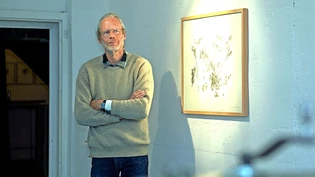 Fasziniert von der Technik: Joachim Dierauer lotet in seinen Arbeiten die Möglichkeiten der Druckgrafik bis zum Äussersten aus.