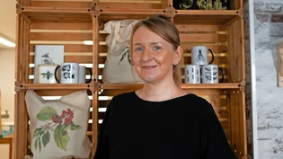 Siebdruck ist ihre Leidenschaft: Katarzyna Wisniewska eröffnet in Glarus einen Handwerksladen mit einer Siebdruckwerkstatt.