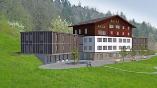 Ideen wären vorhanden: Die ehemalige Ilanzer Bäuerinnenschule dürfte als nächstes Gebäude auf dem Klosterareal umgenutzt werden – hier ein Vorschlag von Student Philippe Bakhtiar zum Umbau in ein Wohnheim für Menschen mit Behinderung. Ideen wären vorhanden: Die ehemalige Ilanzer Bäuerinnenschule dürfte als nächstes Gebäude auf dem Klosterareal umgenutzt werden – hier ein Vorschlag von Student Philippe Bakhtiar zum Umbau in ein Wohnheim für Menschen mit Behinderung.