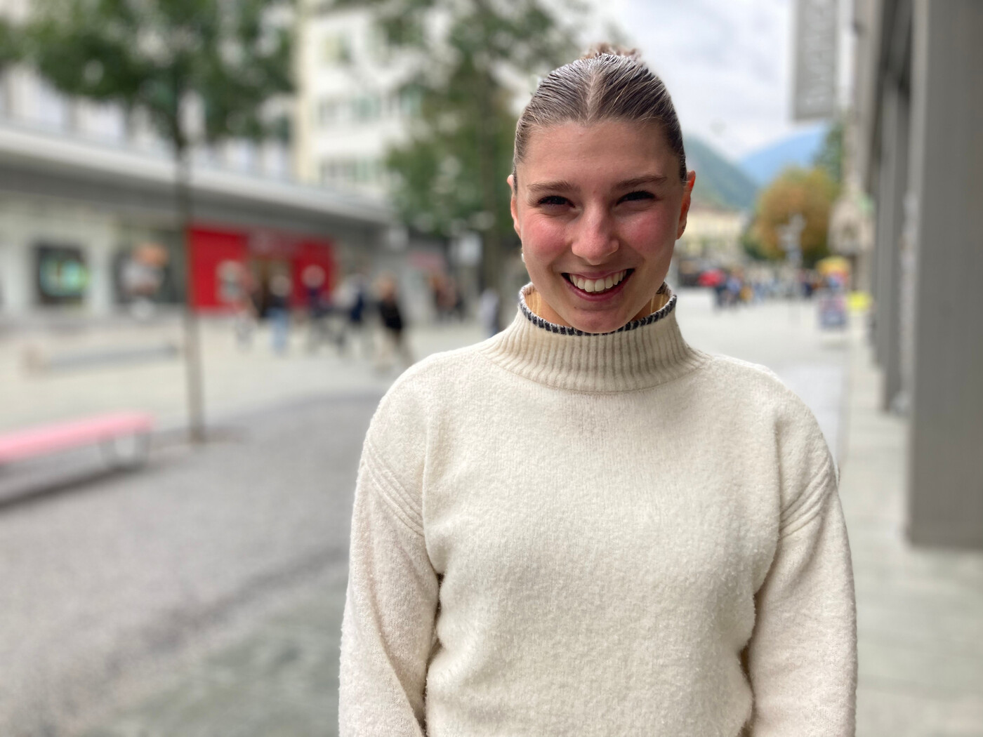 Ladina Meuli: Sie würde sich im Moment höchstens eine schöne Tasse kaufen, um sich auf die Zeit einzustimmen.